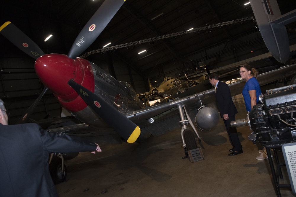 Secretary Esper Tours National Museum of the U.S. Air Force