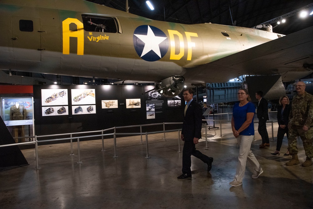 Secretary Esper Tours National Museum of the U.S. Air Force