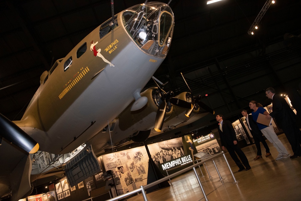 Secretary Esper Tours National Museum of the U.S. Air Force