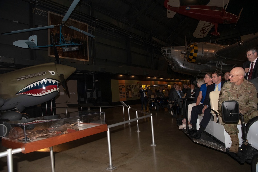 Secretary Esper Tours National Museum of the U.S. Air Force