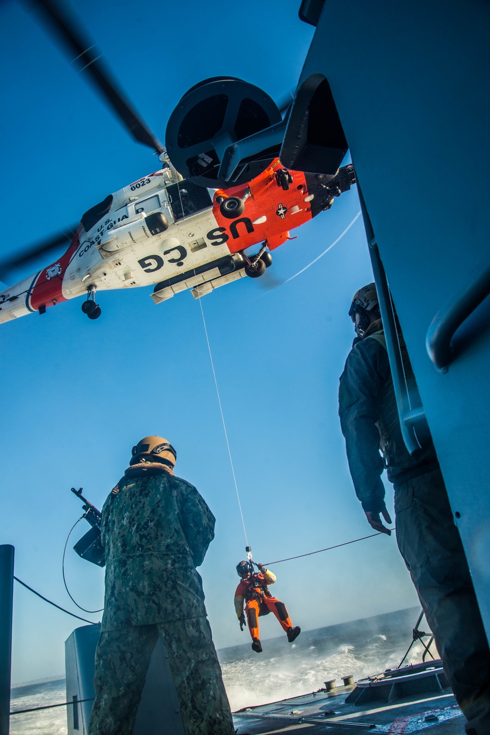 CRS 3 and USCG Sector San Diego Conduct Joint MEDEVAC Exercises during Unit Level Training