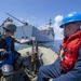 USS Anitetam (CG 54) Sailors conduct a visit, board, search and seizure training exercise
