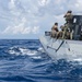 USS Antietam (CG 54, Special Boat Team 12 and EOD Mobile Unit 5 conduct a VBSS training exercise