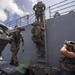 USS Antietam (CG 54, Special Boat Team 12 and EOD Mobile Unit 5 conduct a VBSS training exercise
