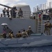 USS Antietam (CG 54, Special Boat Team 12 and EOD Mobile Unit 5 conduct a VBSS training exercise