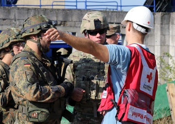 Disaster relief exercise tests German, American first responders