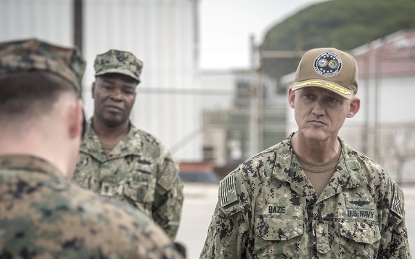 RDML Baze Visits CTF 68