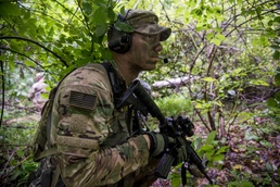 Company A., 1st Battalion, 148th Infantry Regiment conducts reconnaissance training