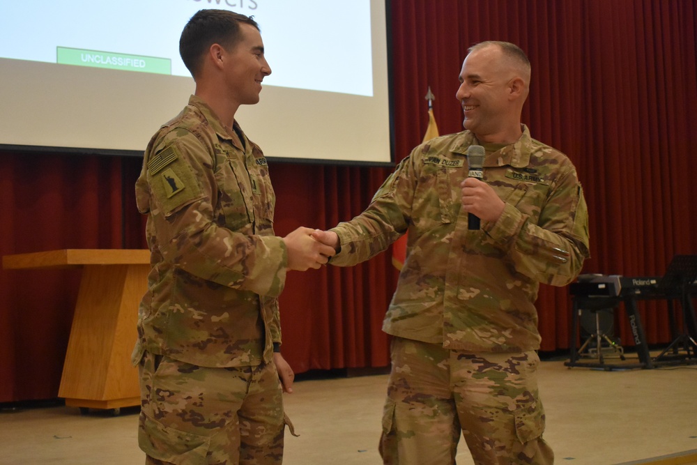 Patching Ceremony and Coin Presentation