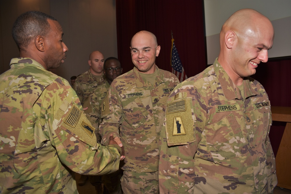 Patching Ceremony and Coin Presentation