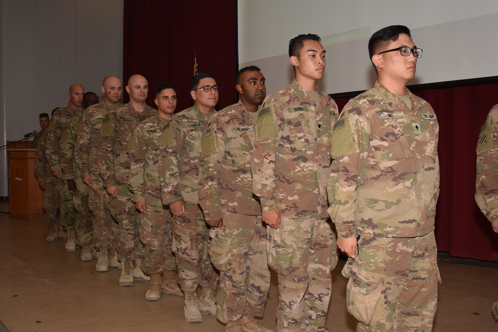 Patching Ceremony and Coin Presentation