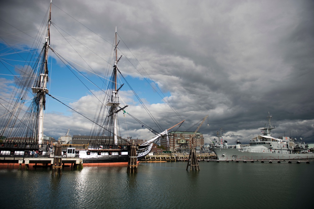 LT. Cmdr. Eoin Smyth Tours USS Constitution