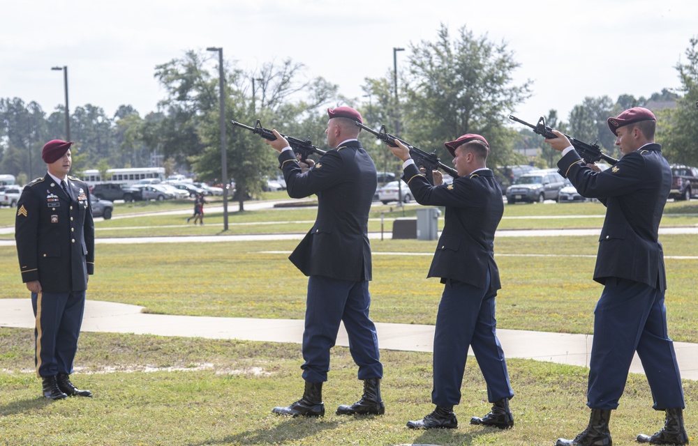 Fort Bragg engineers honor fallen paratrooper