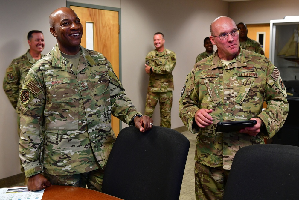 CMSAF Wright joins LRAFB Airmen for Wingman Day