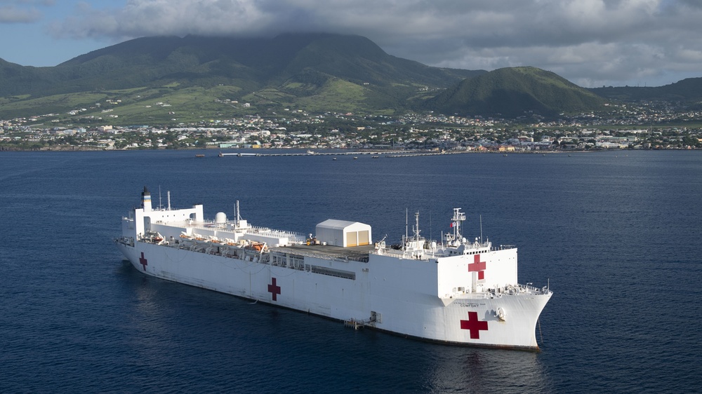 USNS Comfort Visits St. Kitts and Nevis