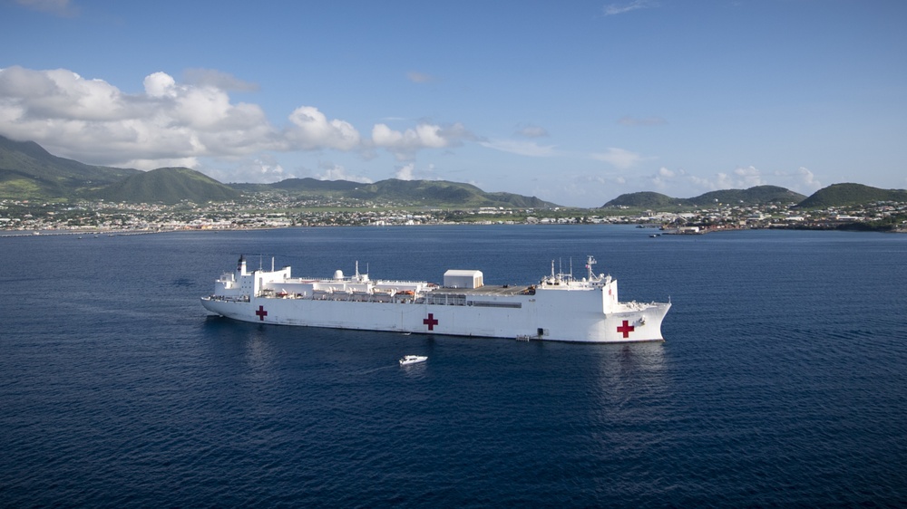 USNS Comfort Visits St. Kitts and Nevis