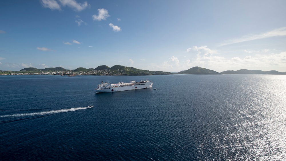 USNS Comfort Visits St. Kitts and Nevis