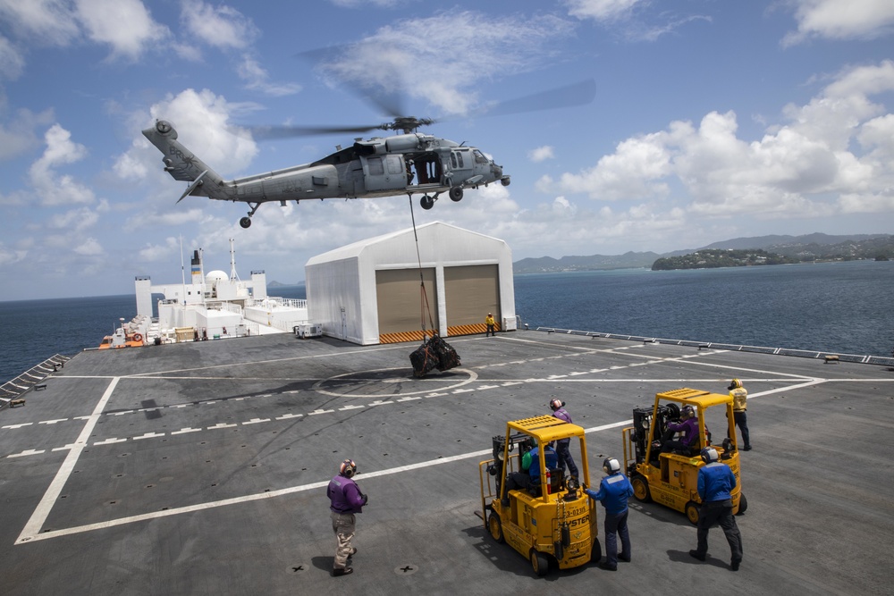 USNS Comfort prepares movement to St. Kitts