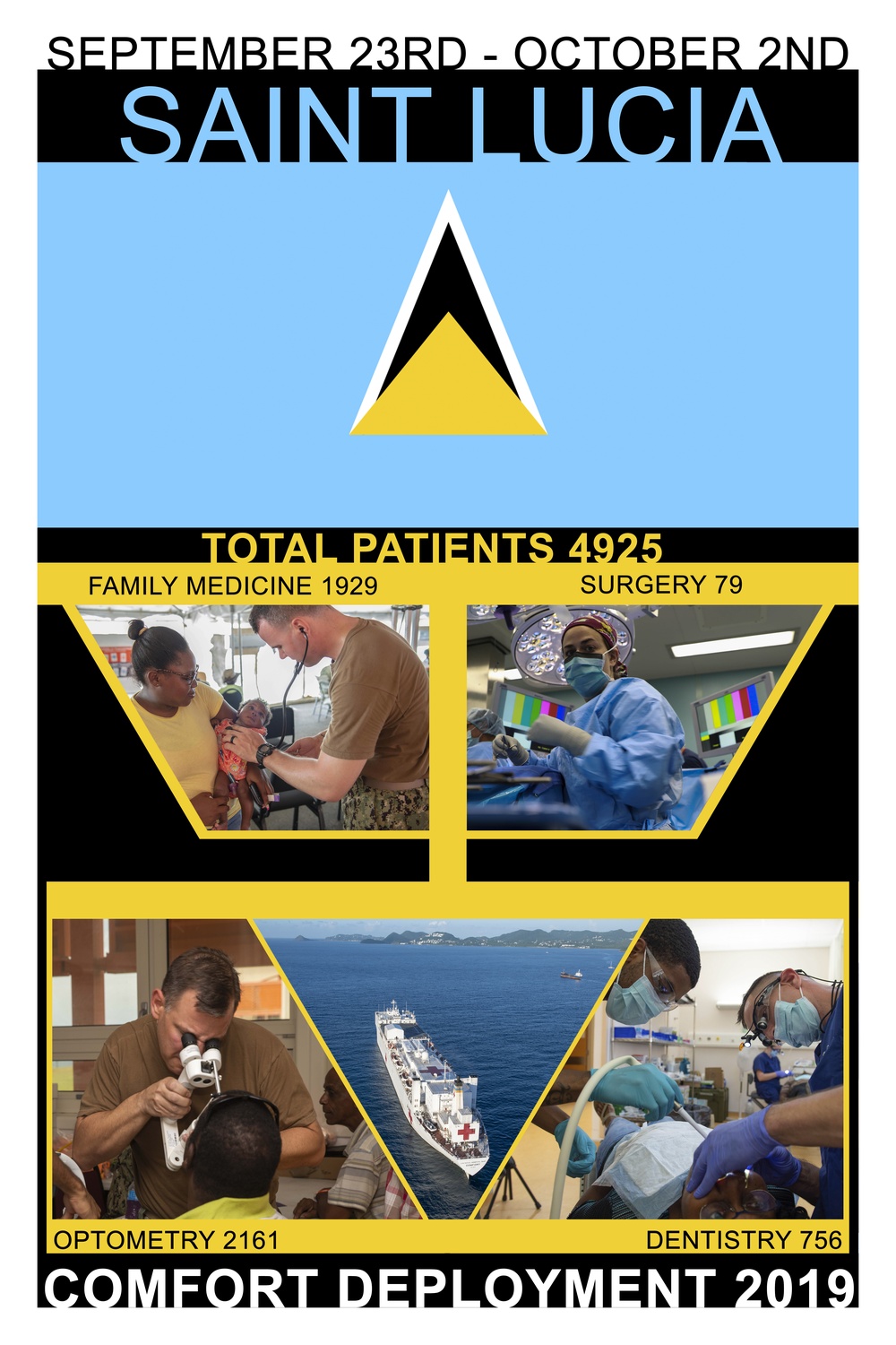 Saint Lucia Mission Poster