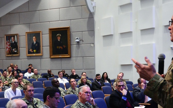 Air Force Maj. Gen. Speaks at  speaks at Military Health System GENESIS kick-off at Naval Medical Center San Diego