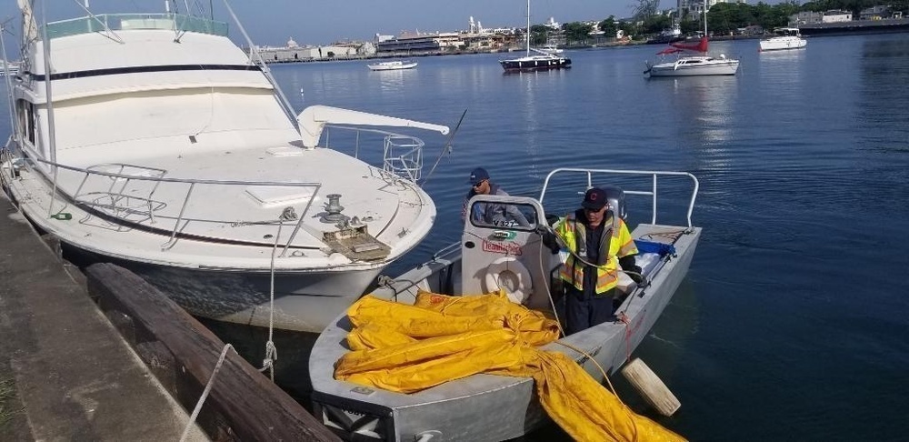 Coast Guard, Clean Harbors remove pollution threat from abandoned vessel in San Juan Harbor