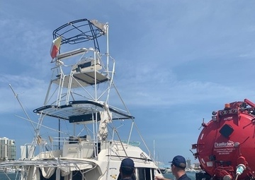 Coast Guard, Clean Harbors remove pollution threat from abandoned vessel in San Juan Harbor