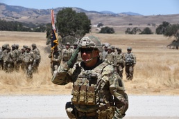 79th IBCT holds "Change of Responsibility" during artillery live-fire