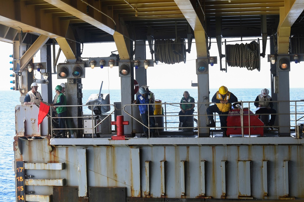 USS Germantown (LSD 42) AAVs Ops