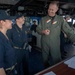 USS Chancellorsville Rear Admiral Wikoff Visit