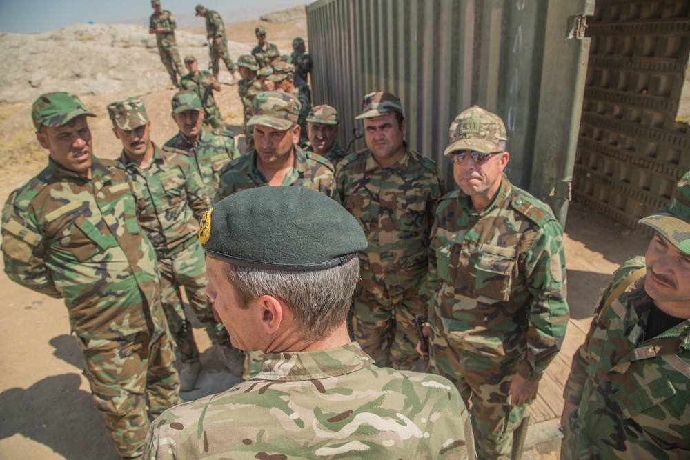 MG Strictland Visits Peshmerga