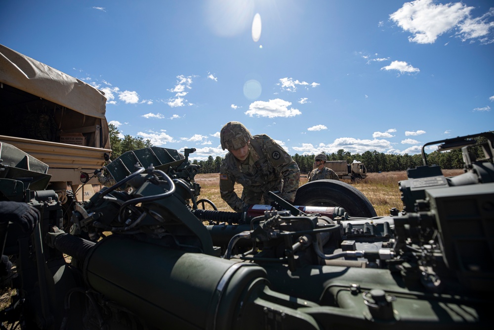 3-112th Field Artillery training