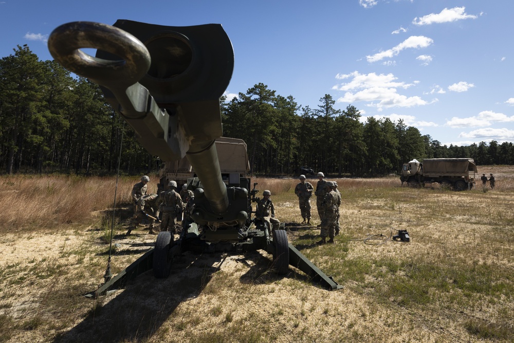 3-112th Field Artillery training