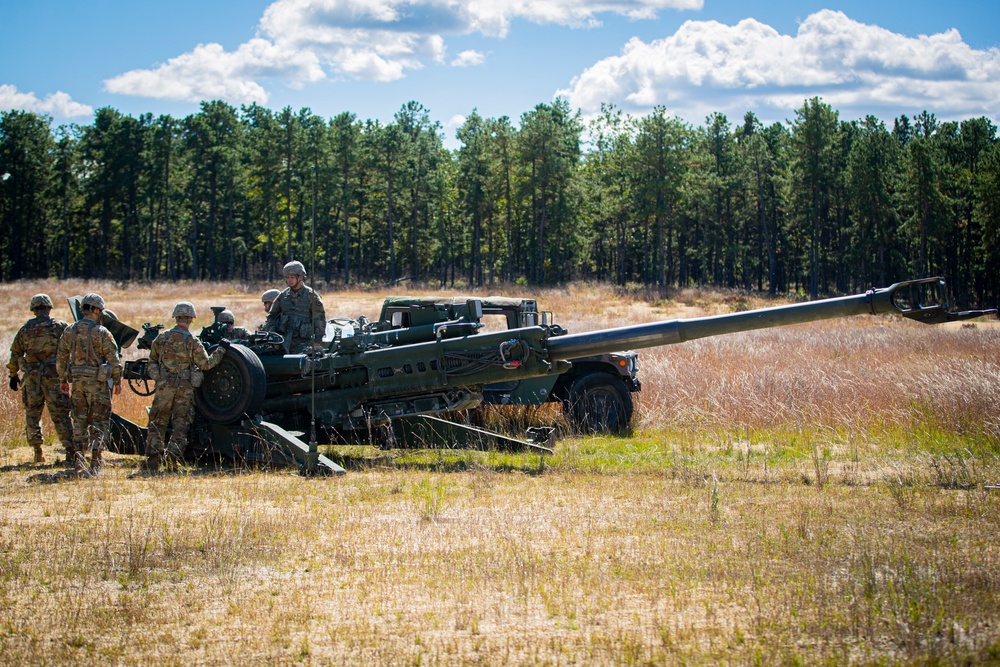 3-112th Field Artillery training