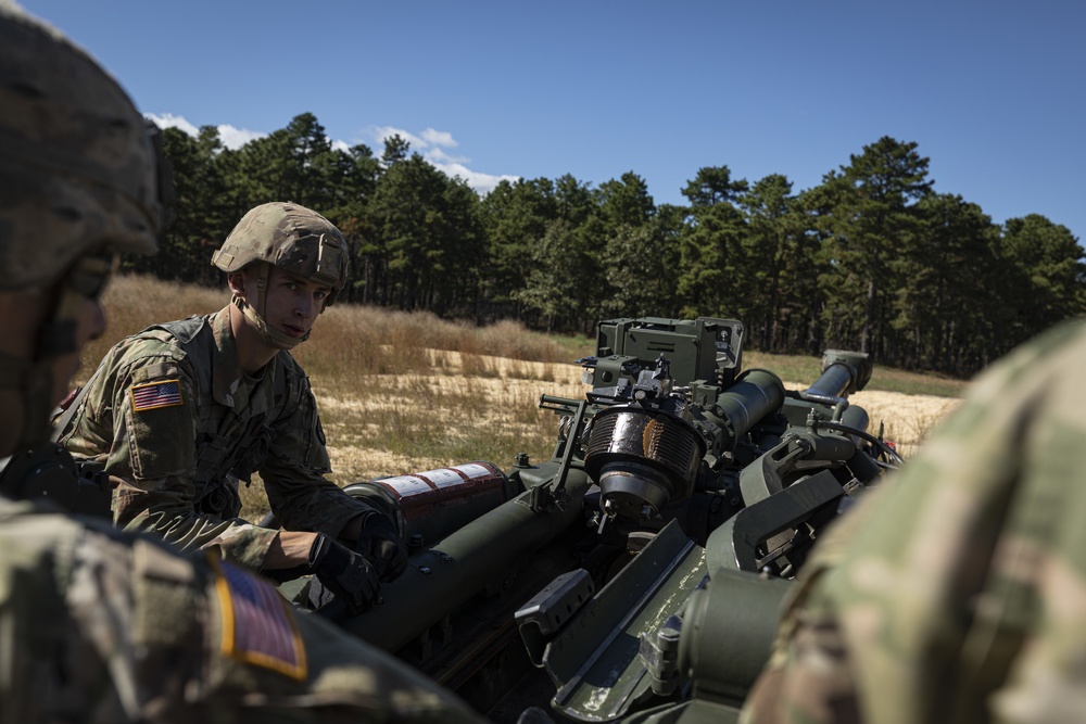 3-112th Field Artillery training