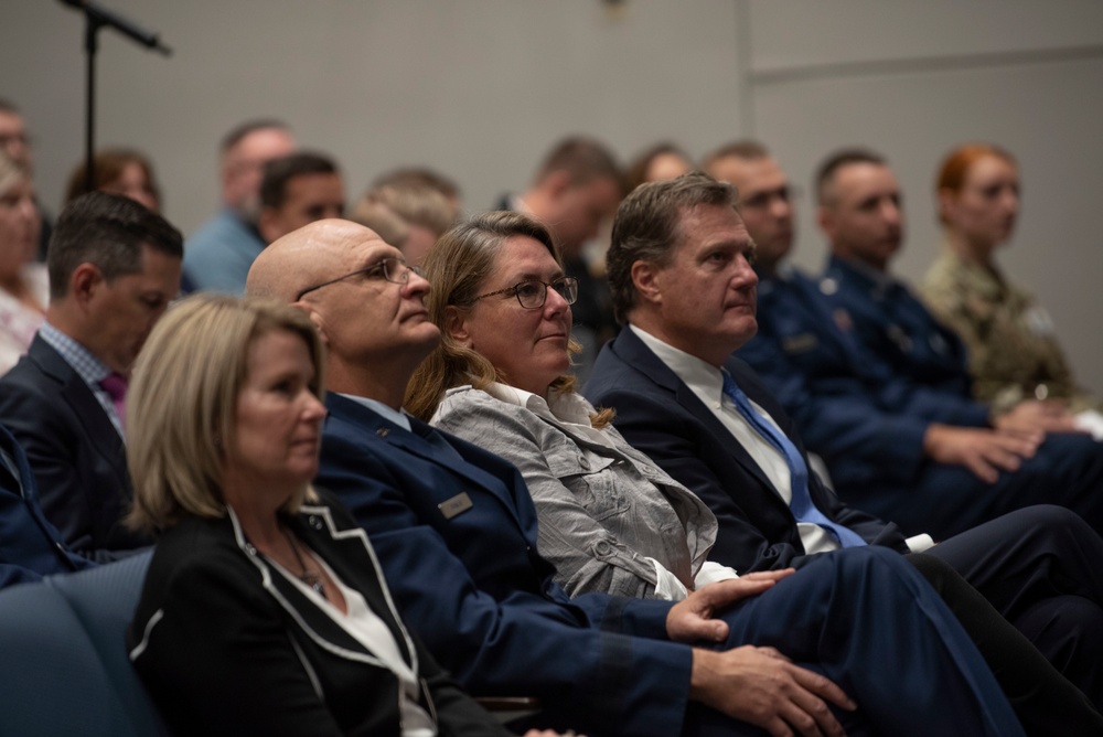 Secretary Esper Holds Town Hall at Air Force Institute of Technology