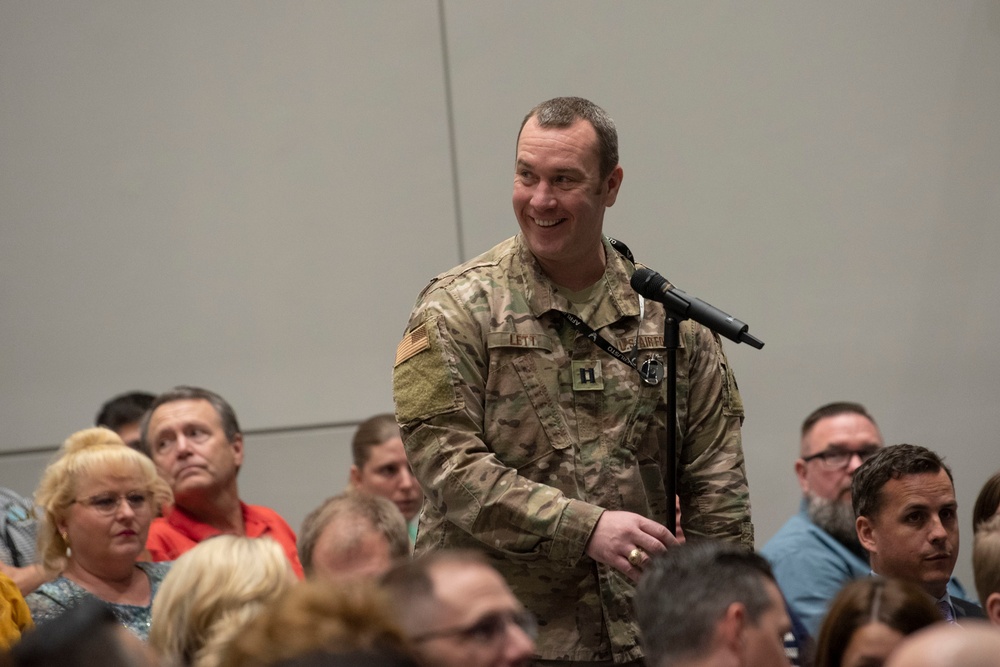 Secretary Esper Holds Town Hall at Air Force Institute of Technology