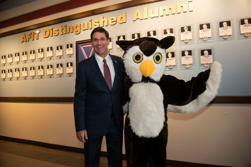 Secretary Esper Holds Town Hall at Air Force Institute of Technology