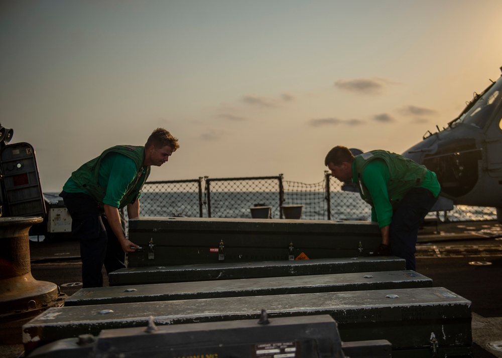 USS Bainbridge Deployment