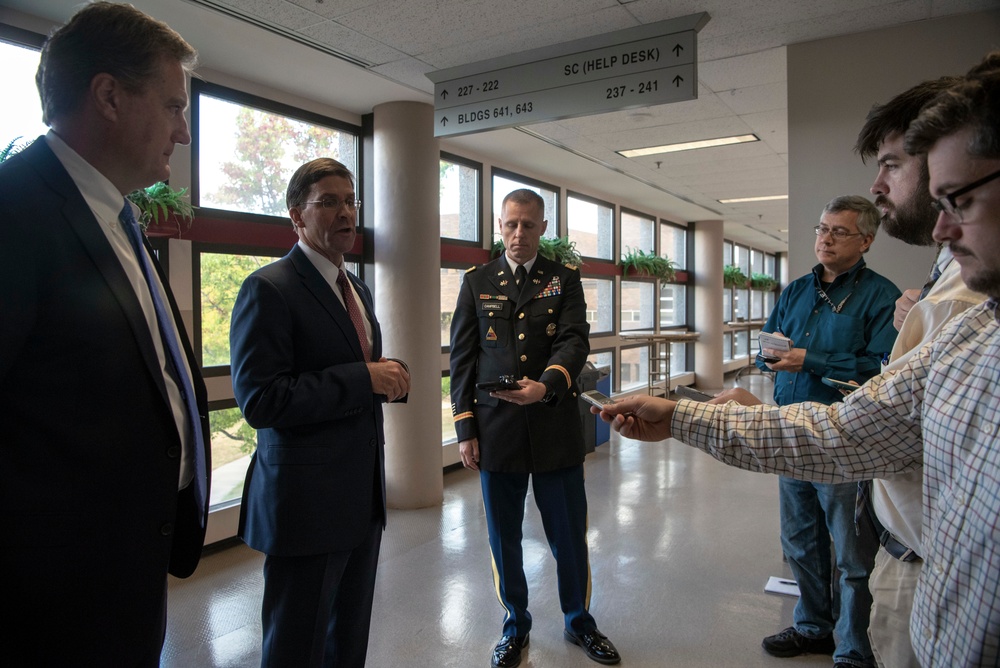 Secretary Esper Holds Town Hall at Air Force Institute of Technology