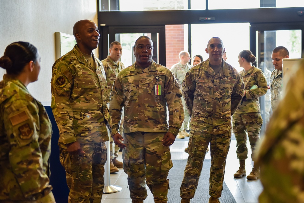 CMSAF Wright joins LRAFB Airmen for Wingman Day