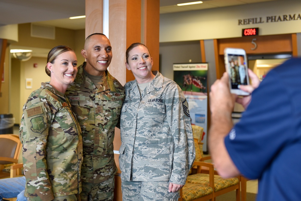 CMSAF Wright joins LRAFB Airmen for Wingman Day