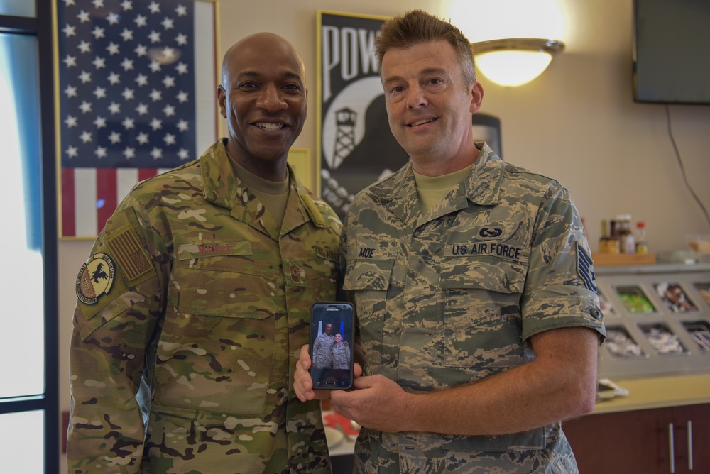 CMSAF Wright joins LRAFB Airmen for Wingman Day