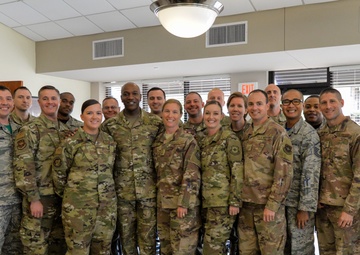 CMSAF Wright joins LRAFB Airmen for Wingman Day