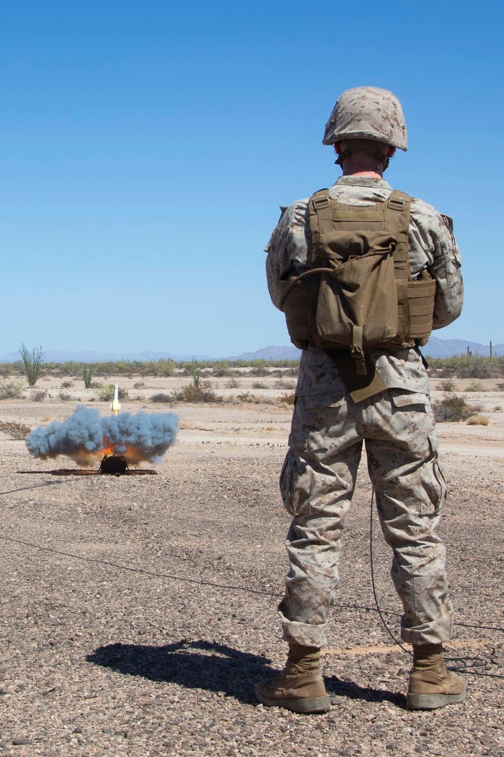 U.S. Marines Conduct Ground Threat Reaction Exercise