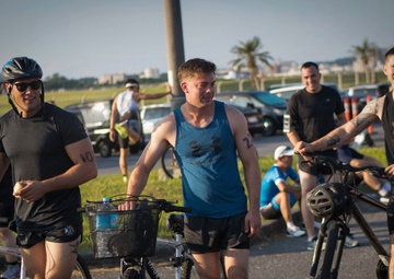Marine Corps Air Station Futenma hosts the 2019 triathlon