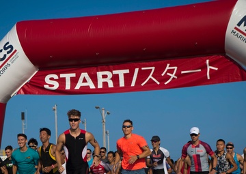 Marine Corps Air Station Futenma hosts the 2019 triathlon