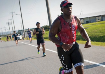 Marine Corps Air Station Futenma hosts the 2019 triathlon