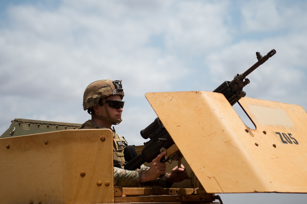 102nd Cavalry Regiment trains with the 303rd Expeditionary Rescue Squadron