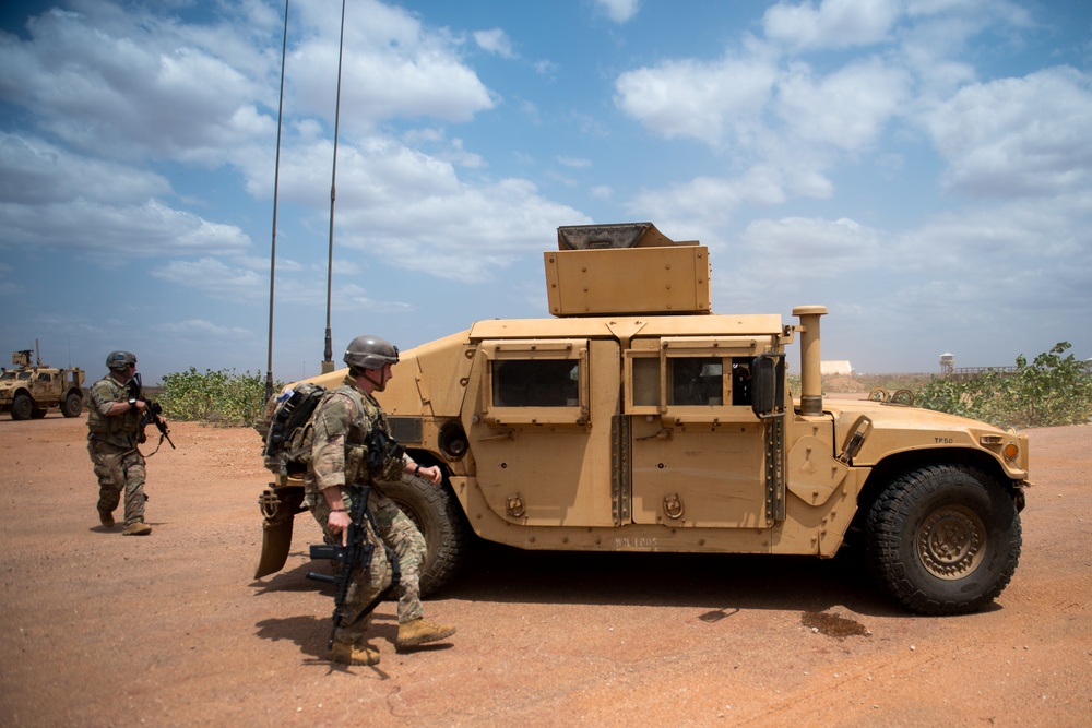 102nd Cavalry Regiment trains with the 303rd Expeditionary Rescue Squadron