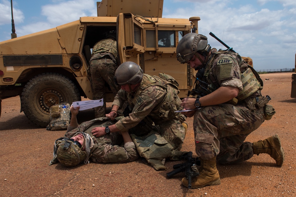 102nd Cavalry Regiment trains with the 303rd Expeditionary Rescue Squadron